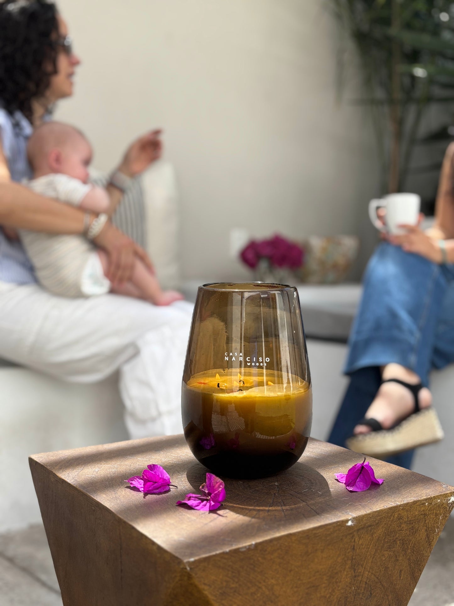 Vela decorativa elegante y sofisticada tamaño grande con aroma exquisito, lujoso, único, crea un ambiente acogedor y es el regalo perfecto