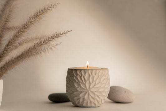 vela decorativa y elegante de cera de soya con aroma de lujo y exclusivo