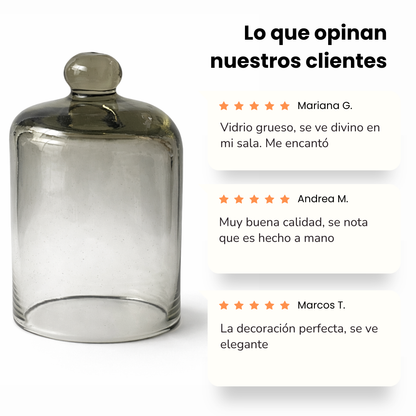 Capelo de vidrio soplado