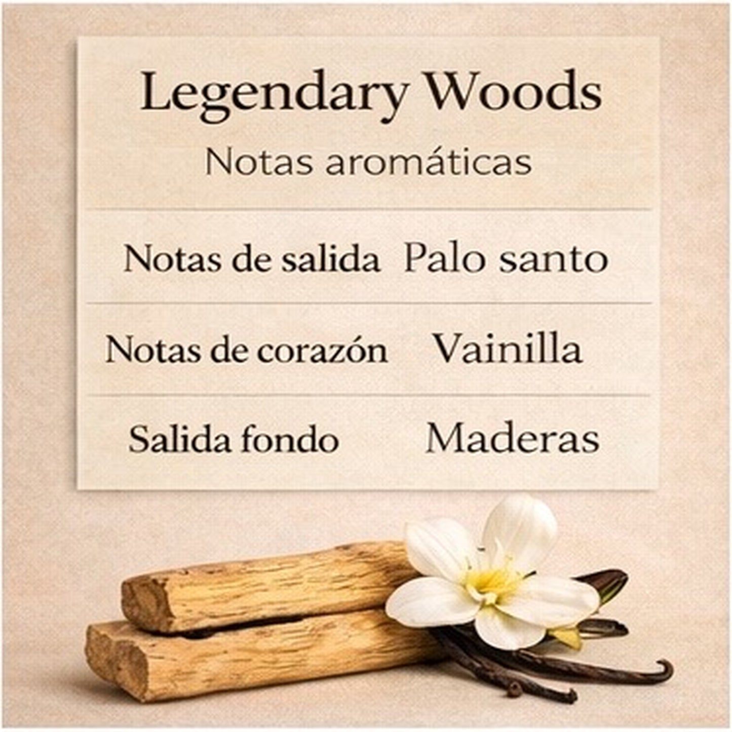 Vela aromática en concreto-Legendary Woods