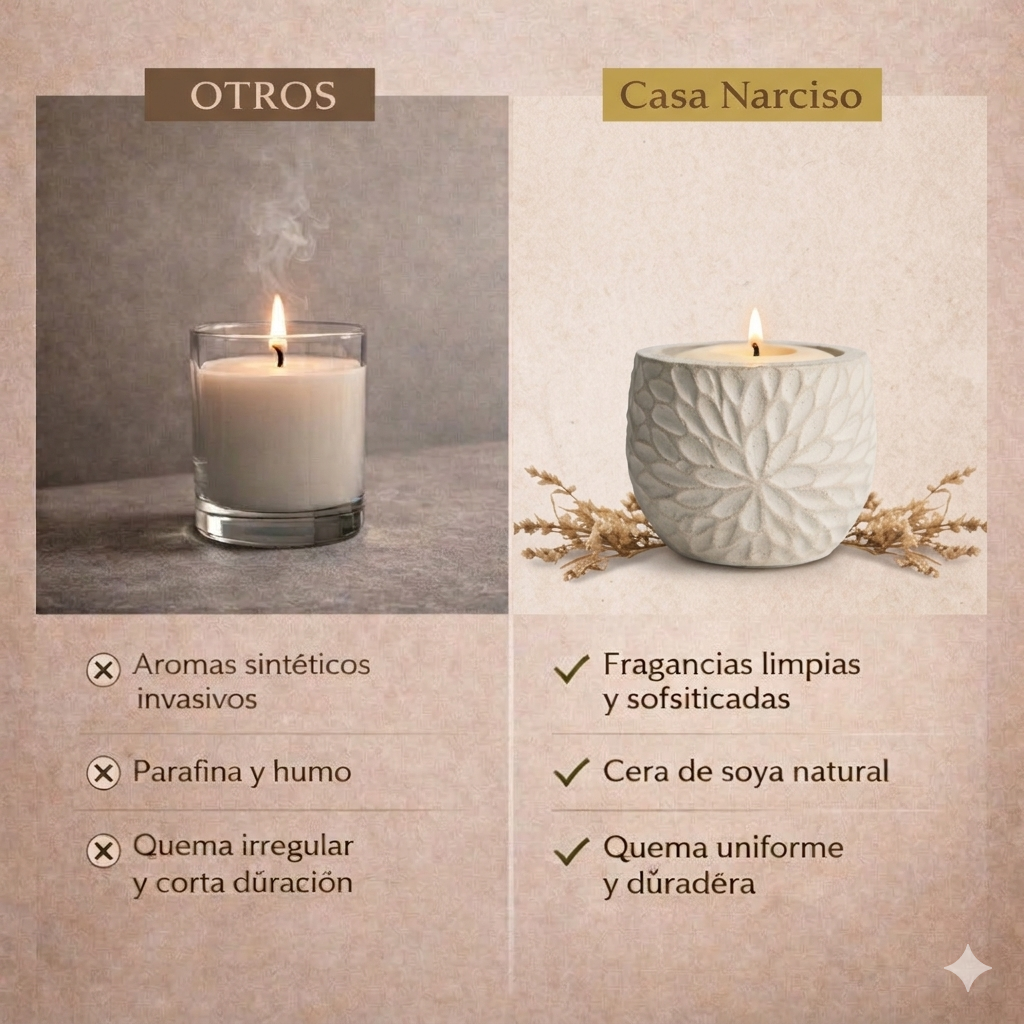 Vela aromática en concreto-Legendary Woods