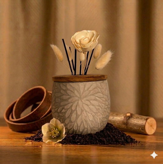 Difusor de concreto- Smoky Leather